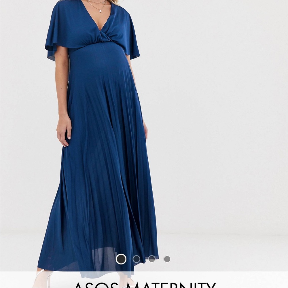 ASOS maternity Cape Pleated Dress